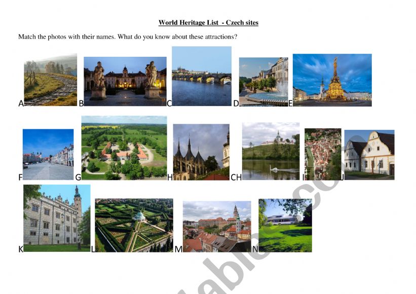 The Czech Republic - The World Herittage List