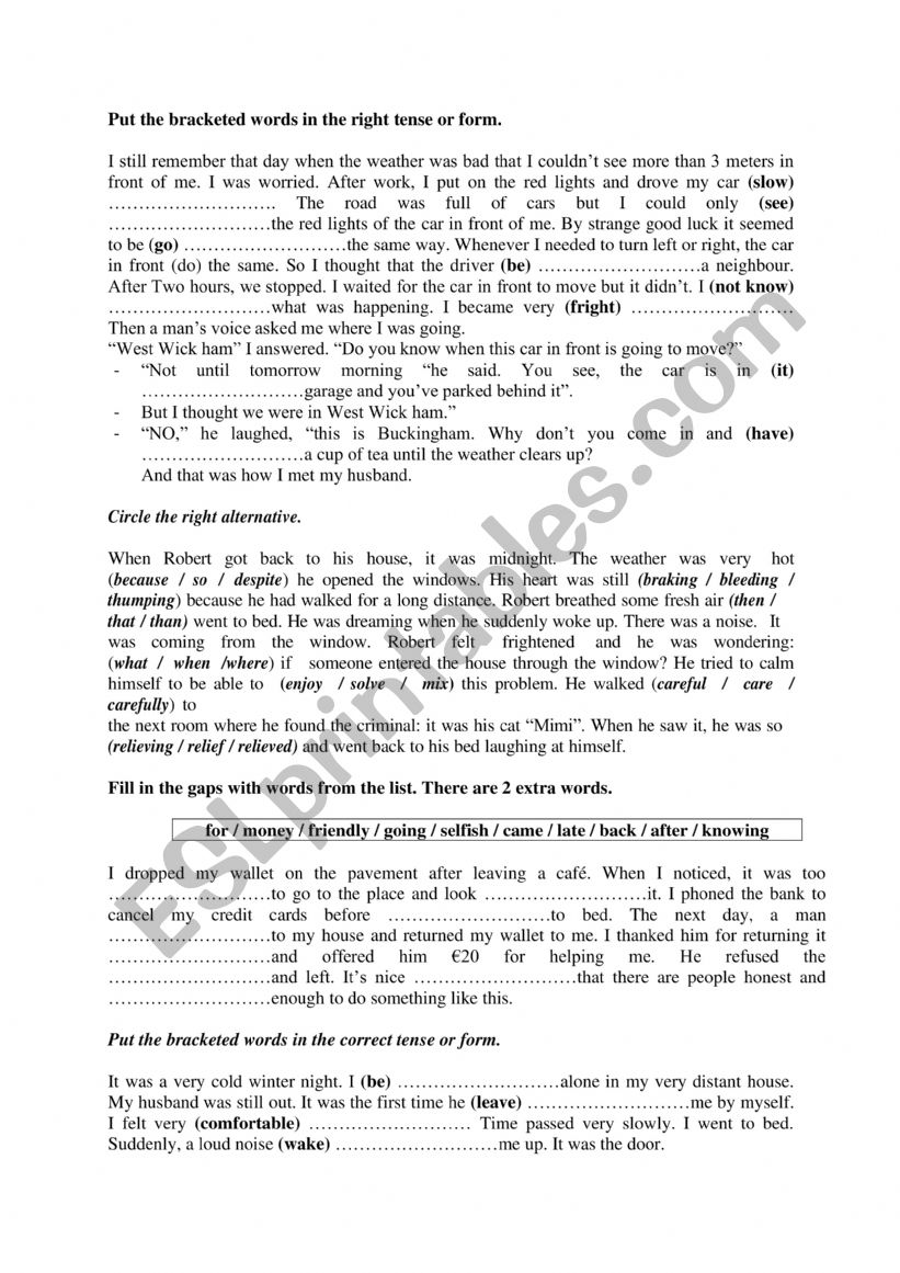 1 Form consolidation Lesson 9 Part1