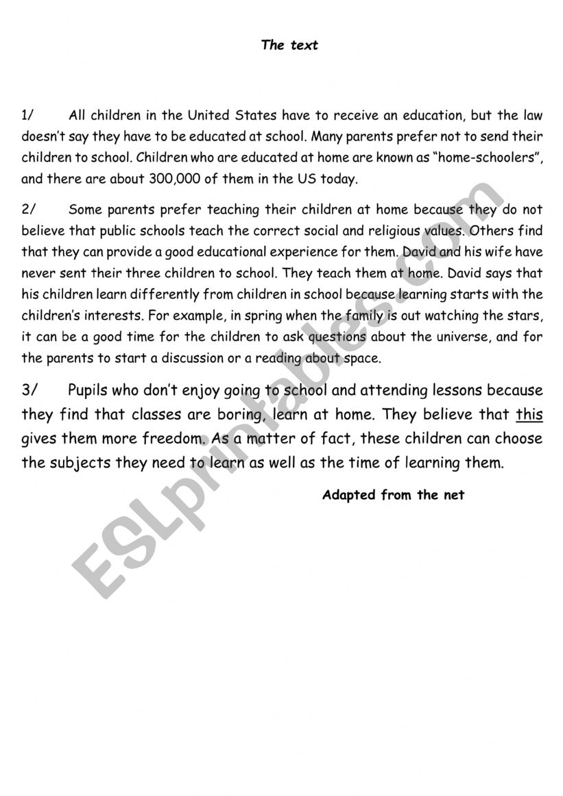 end of term test n1  FOR 8th grade pioneer pupils