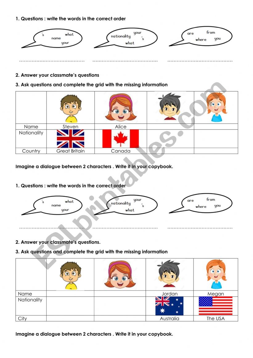 get to know your friends worksheet