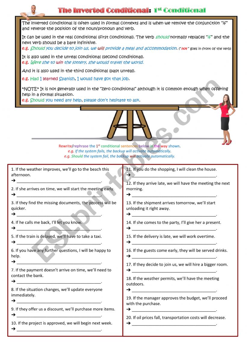 The Inverted Conditional Number 1