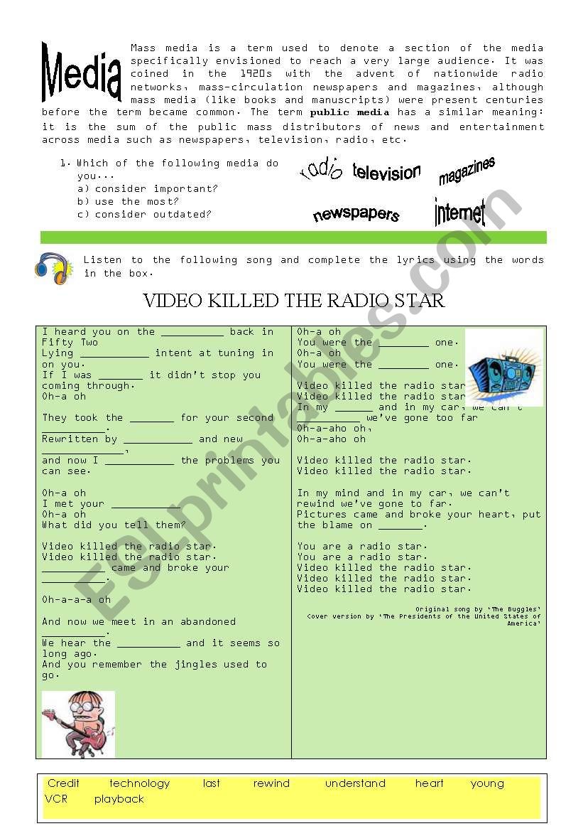 MEDIA + Â´VIDEO KILLED THE RADIO STARÂ´