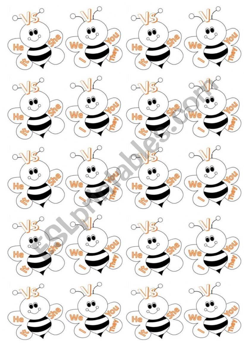 Present Simple templates for interactive notebooks 