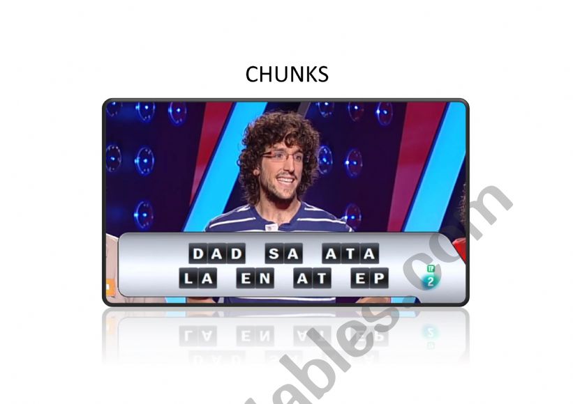 CHUNKS worksheet