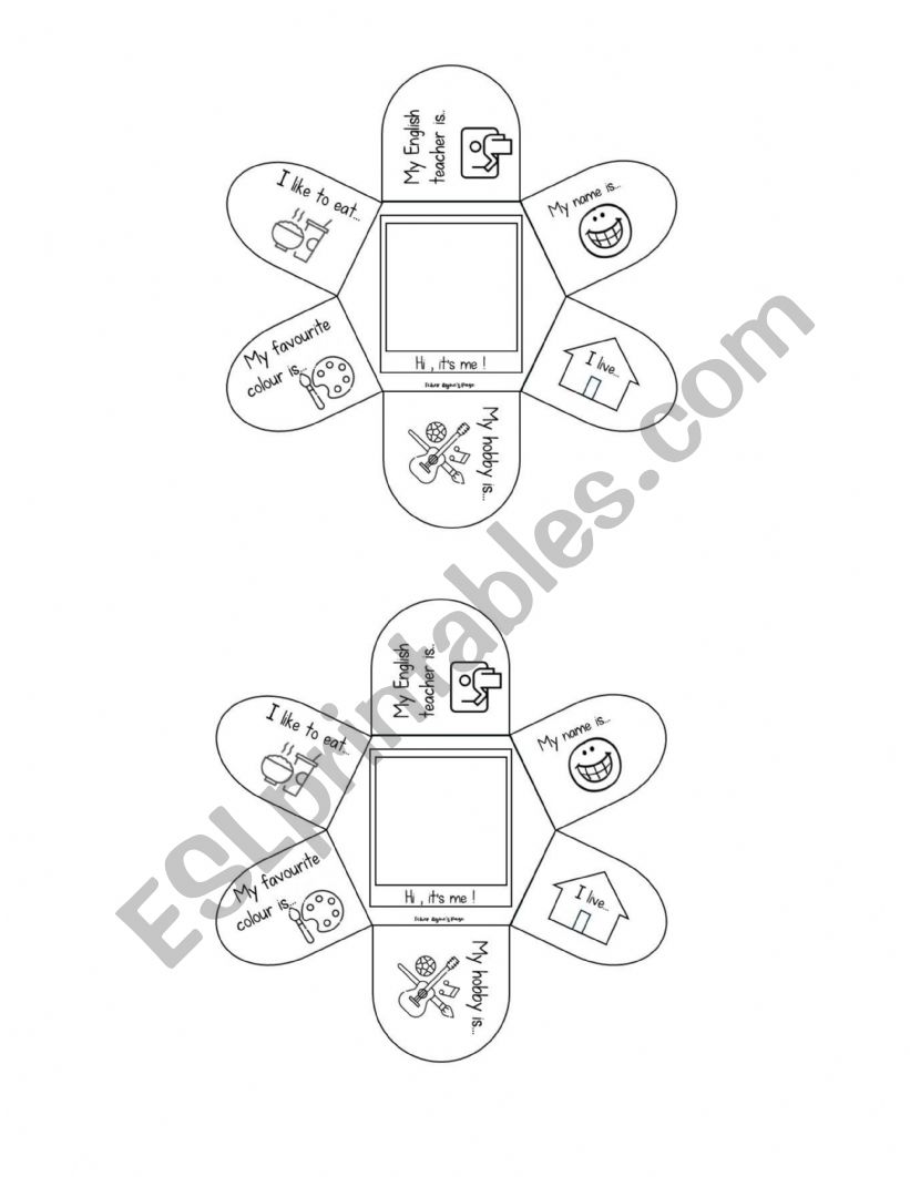All about me worksheet
