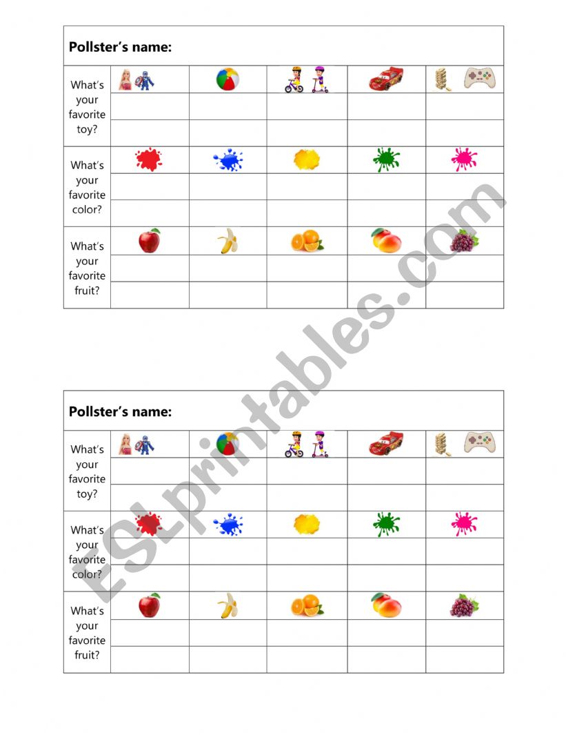 Survey: whatÃ¯Â¿Â½s your favorite...?