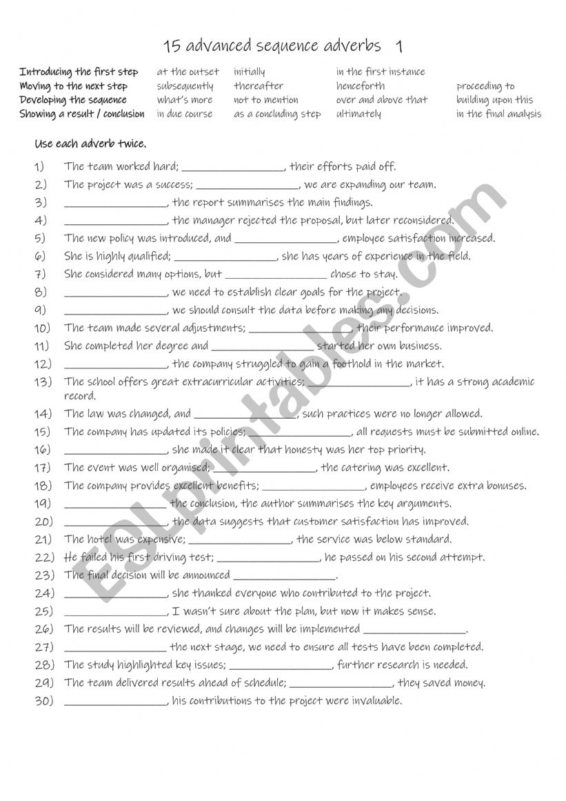 15 advanced sequencing adverbs   1