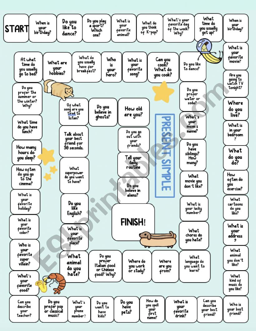 Conversation Present Simple worksheet
