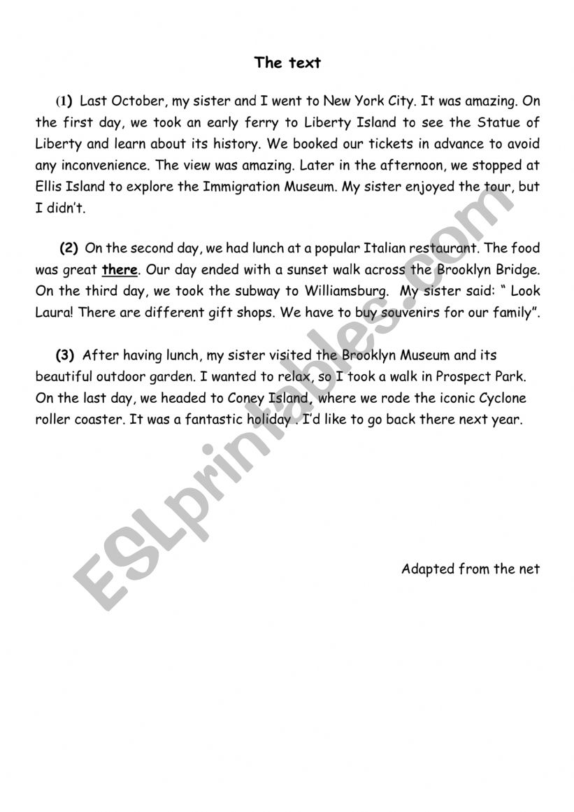 end of term test  N2 worksheet
