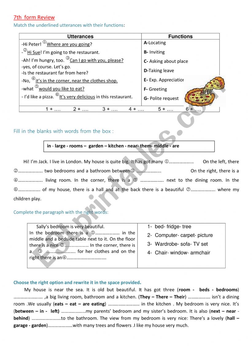 review worksheet