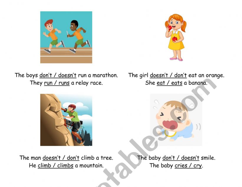 Simple Present Affirmative and Negative