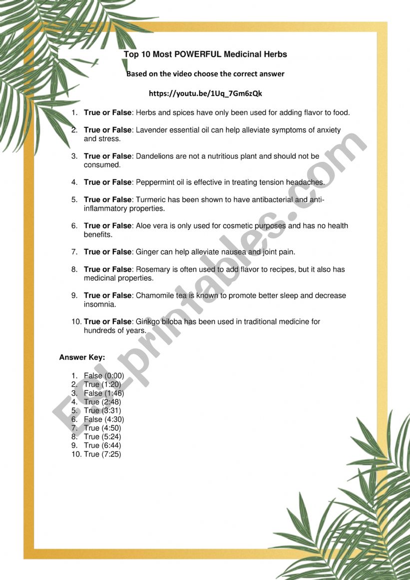 THE MOST POWERFUL MEDICINAL PLANTS