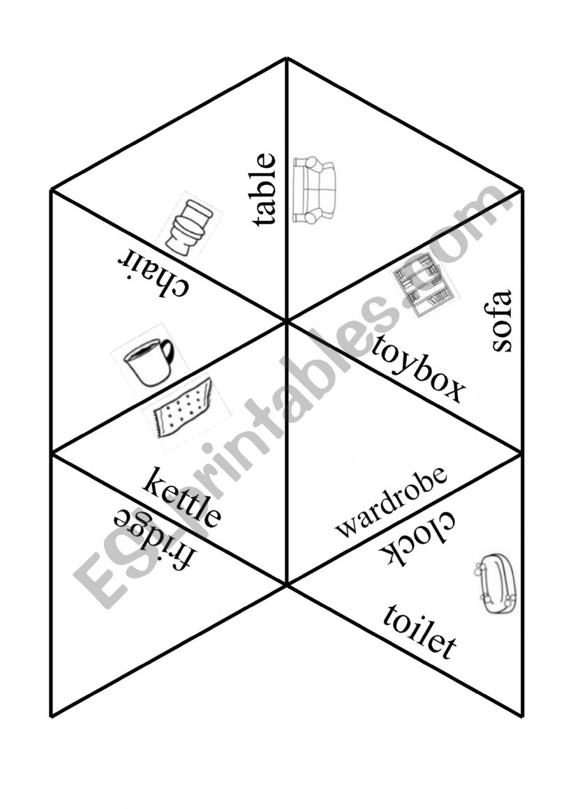 My House Tarsia Game worksheet