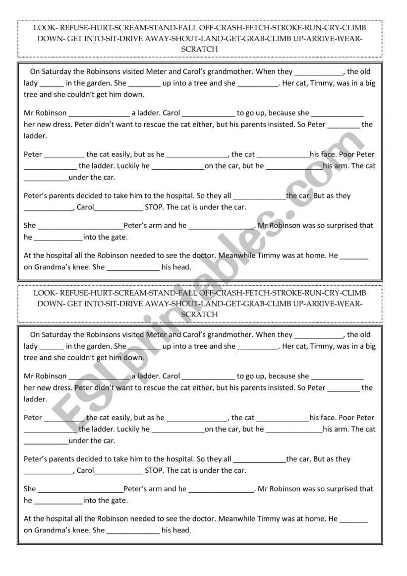 STORY WRITING worksheet