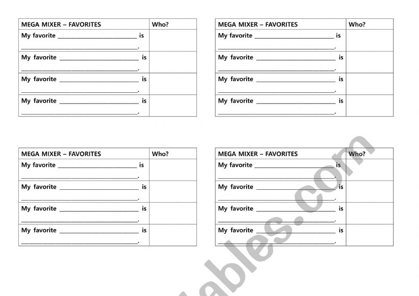 Mega Mixer- Find who matches you