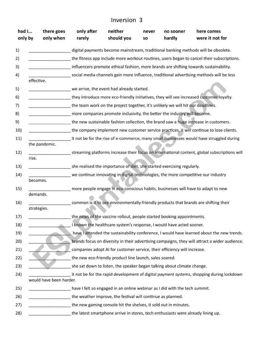 Inversion 3 worksheet