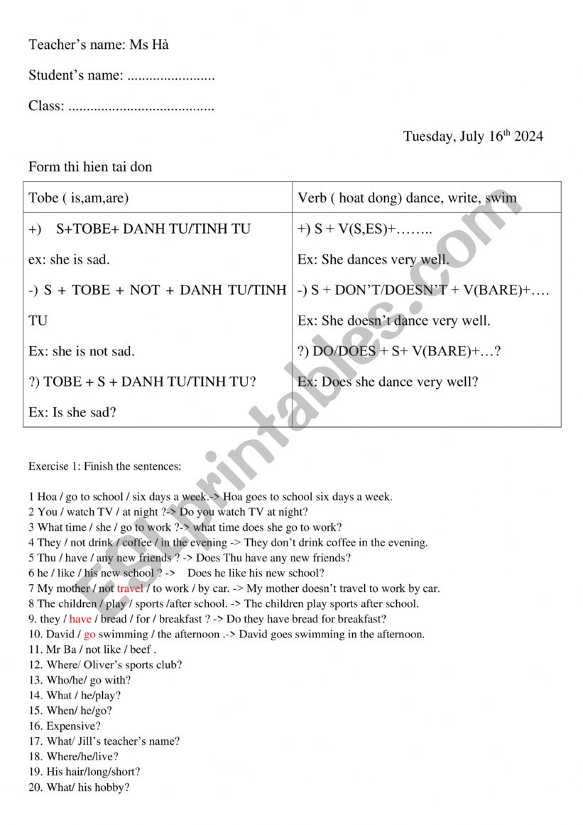 FLYER WORKSHEET worksheet