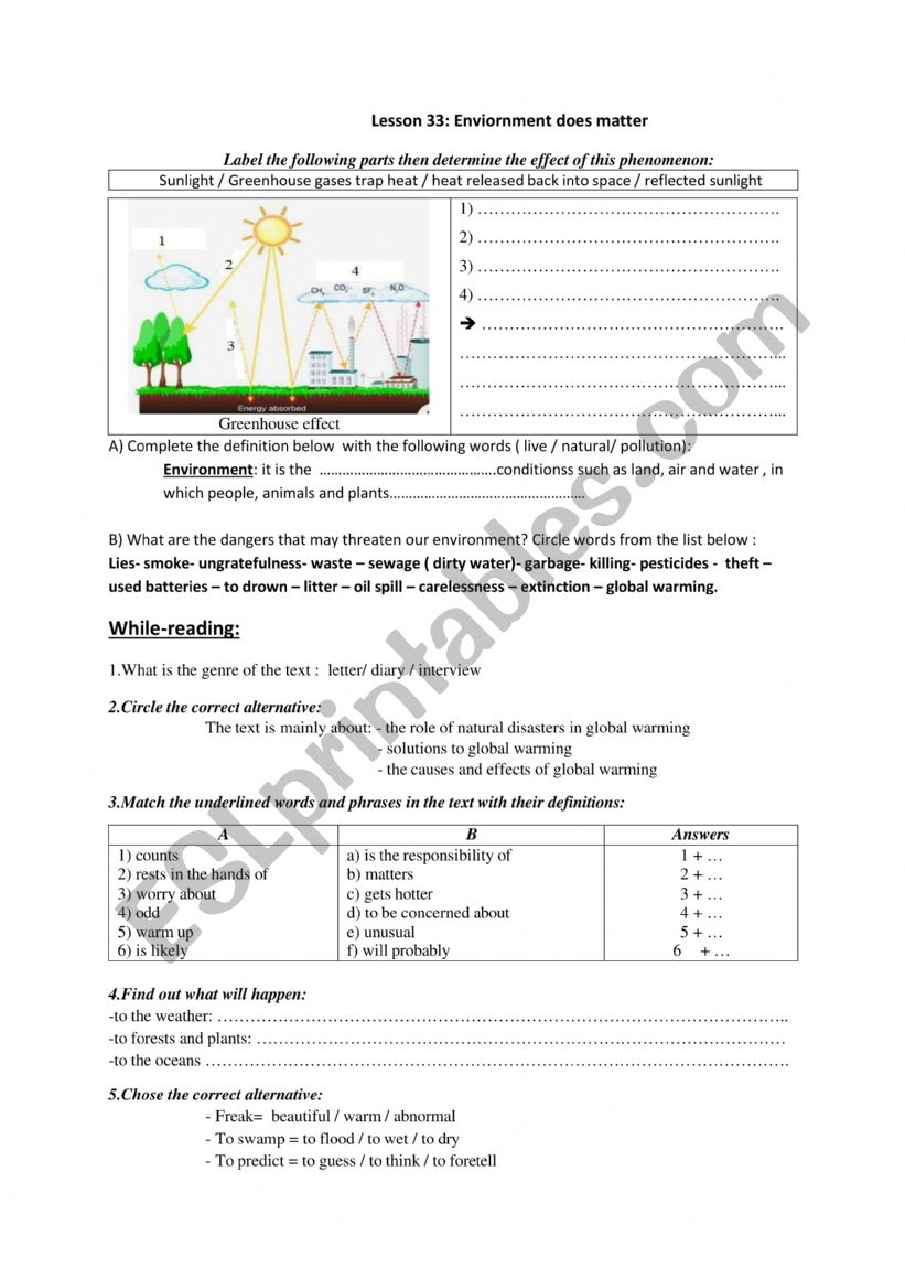lesson 33  worksheet