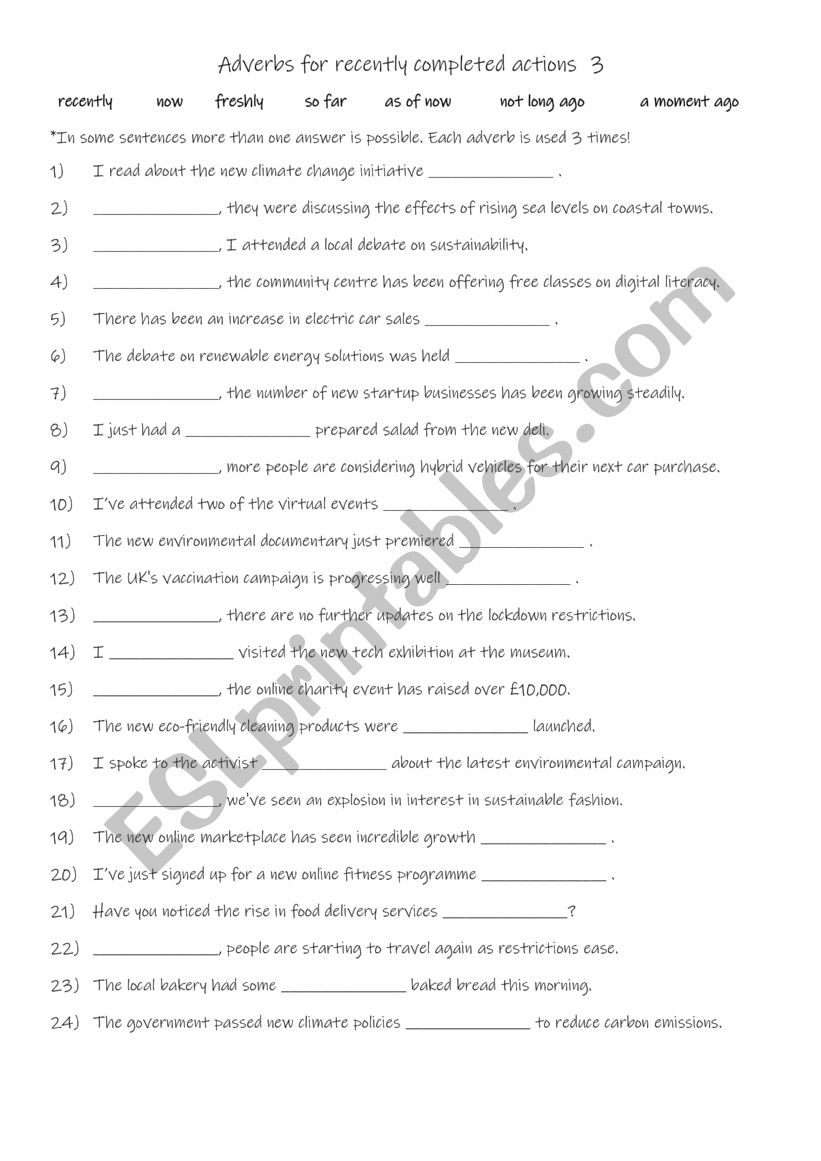 A2+-B17 different adverbs for recently completed actions 3