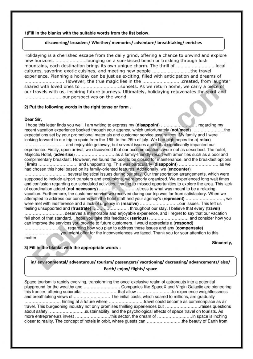 Consolidation tasks (language)