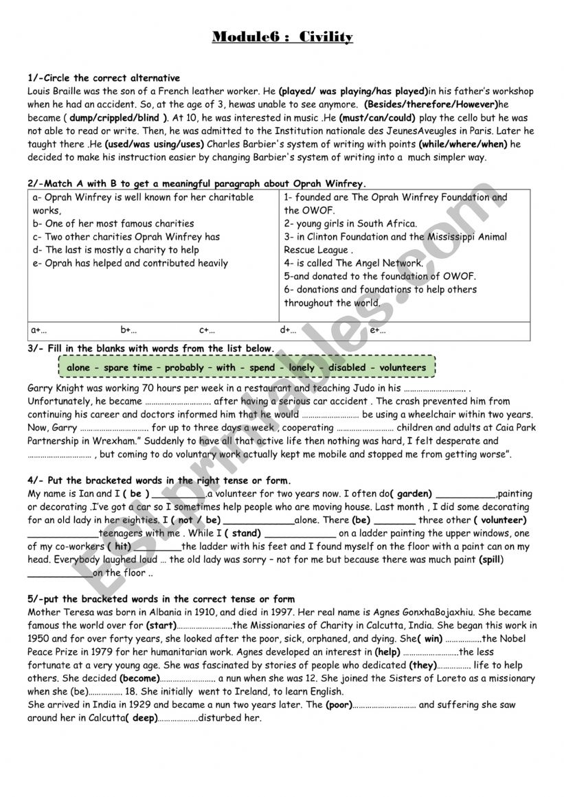 Let�s review  Module6 ; Civility 