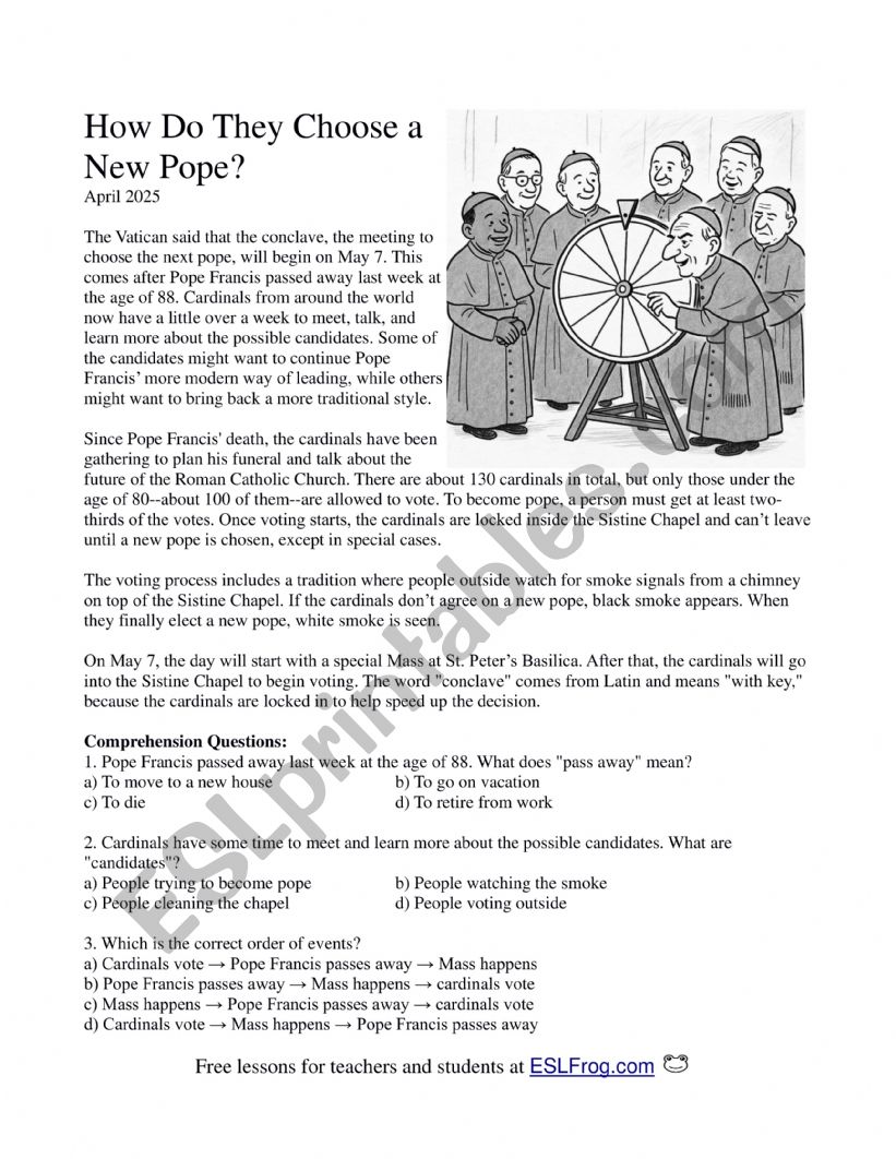 How Do They Choose The Next Pope?