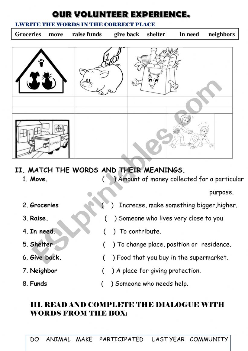 reading about values worksheet