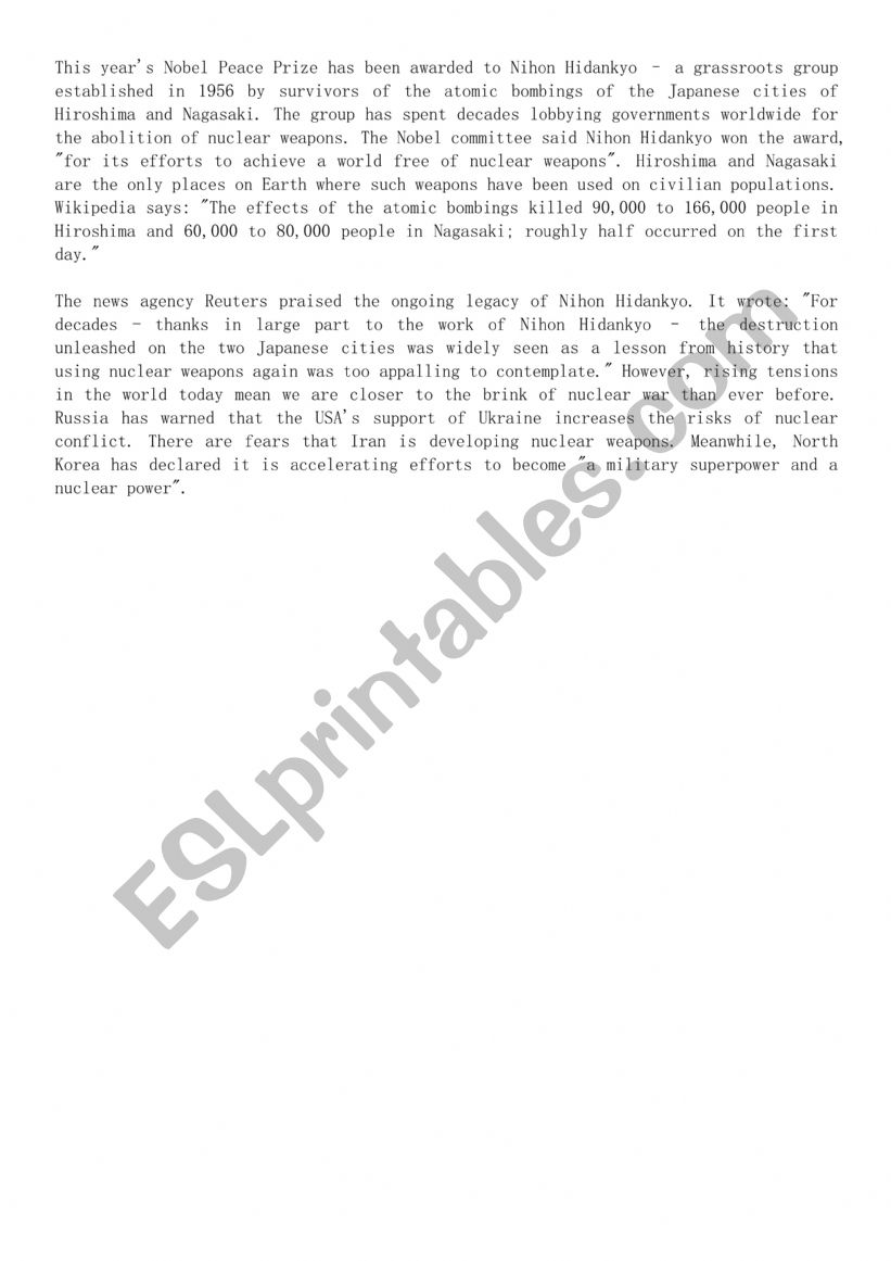 Mid term test 2 4th form worksheet