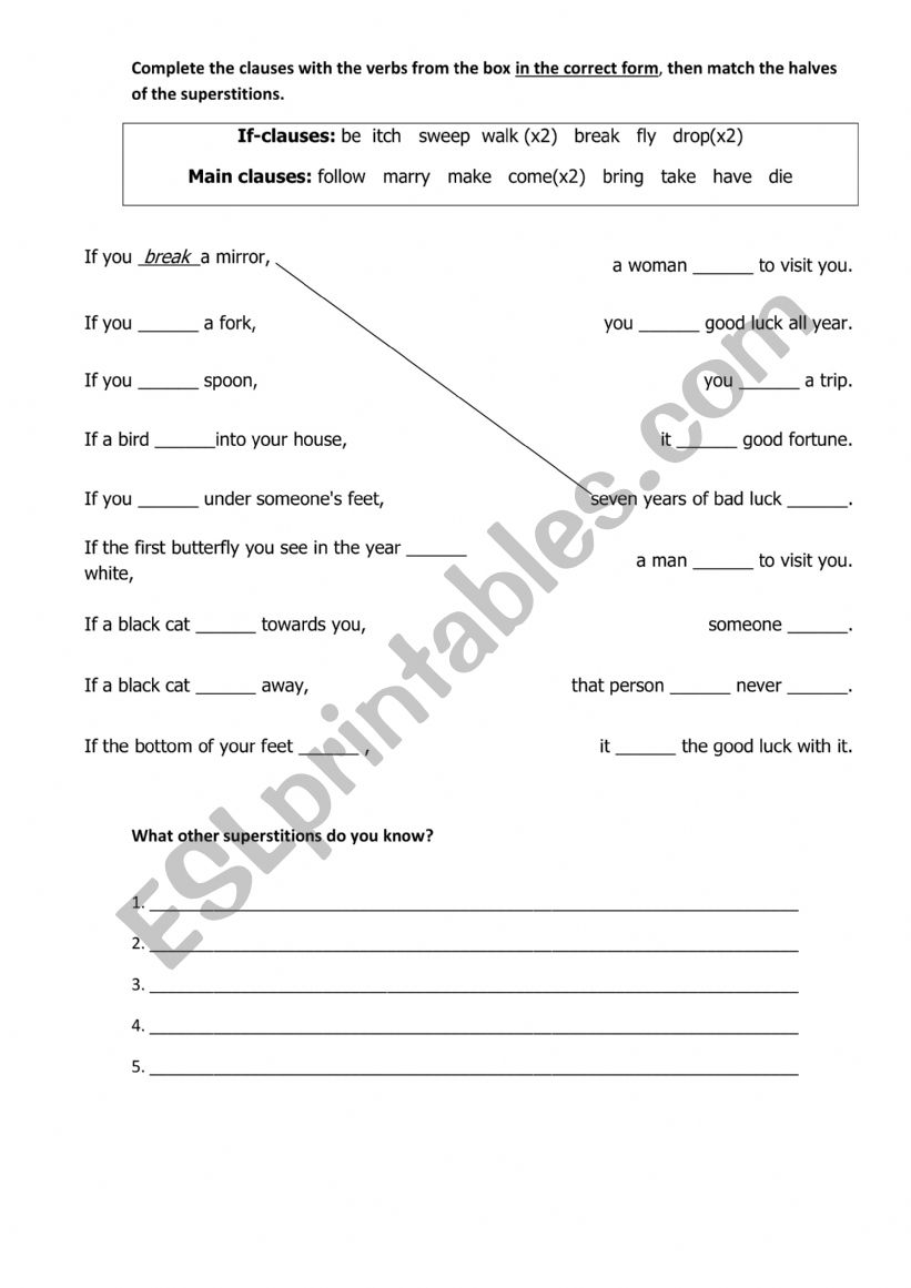 Present Continuous worksheet