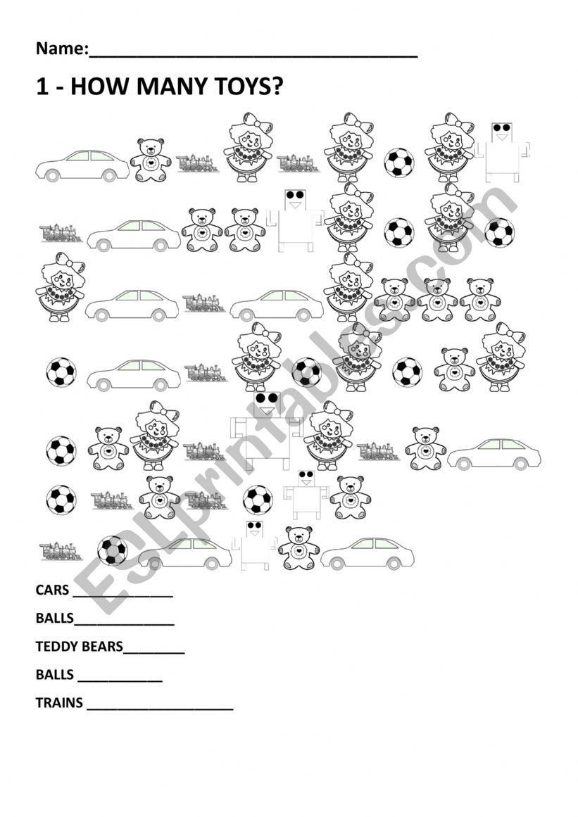 how many toys worksheet