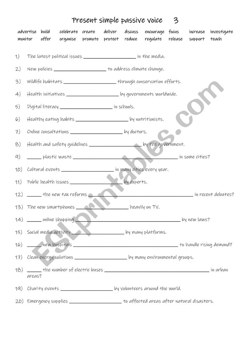 A2-B1 Present simple passive voice    3