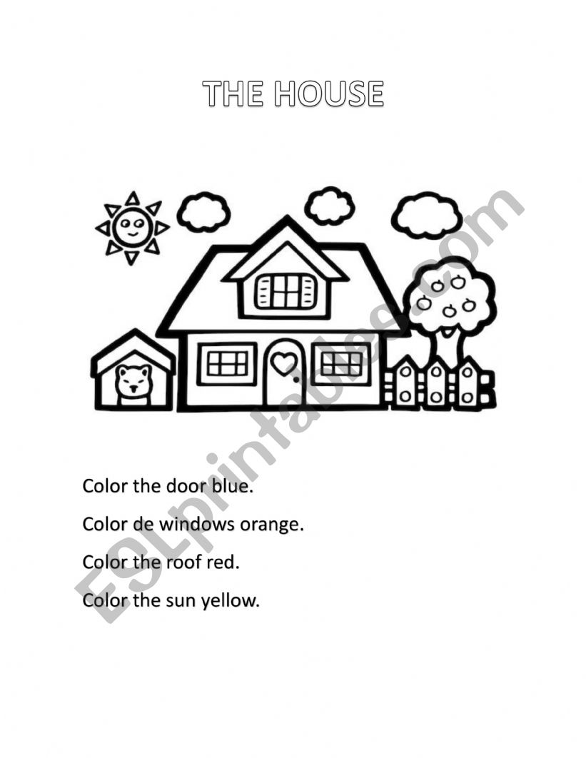 The house worksheet