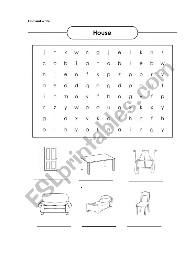 House worksheet
