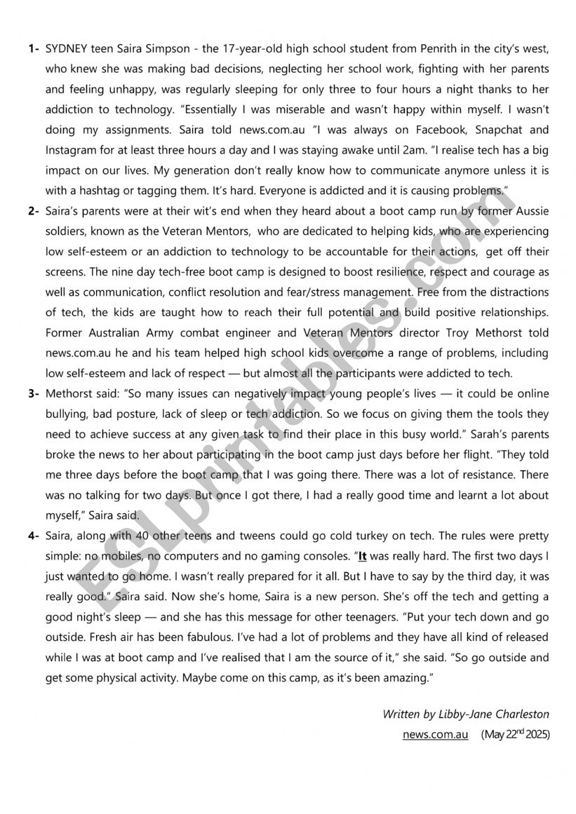 Third End-Term Test Second year Scientific Stream