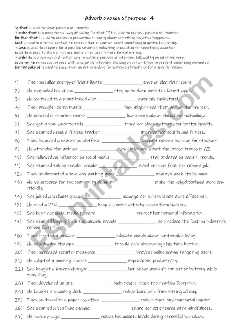 A2+-B1 9 adverb clauses of purpose  4