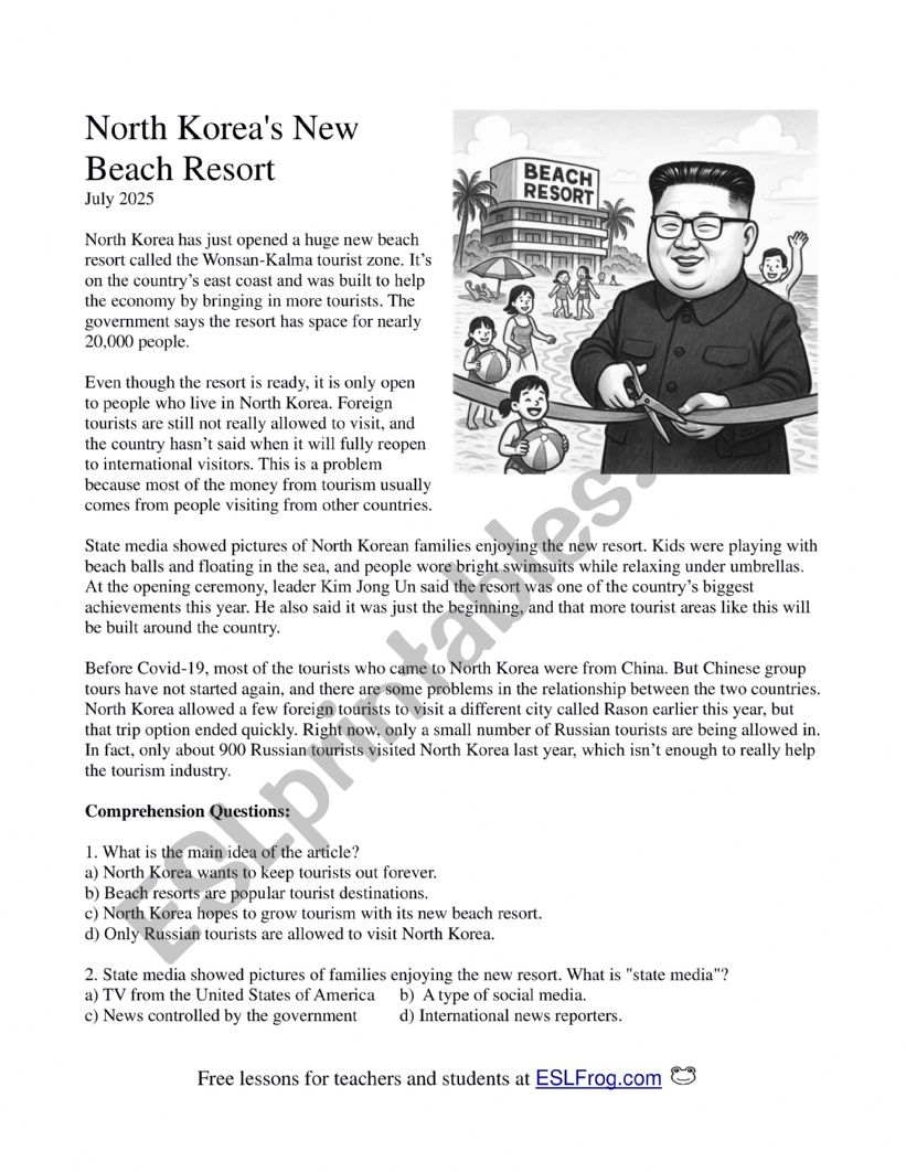 North Koreas New Beach Resort