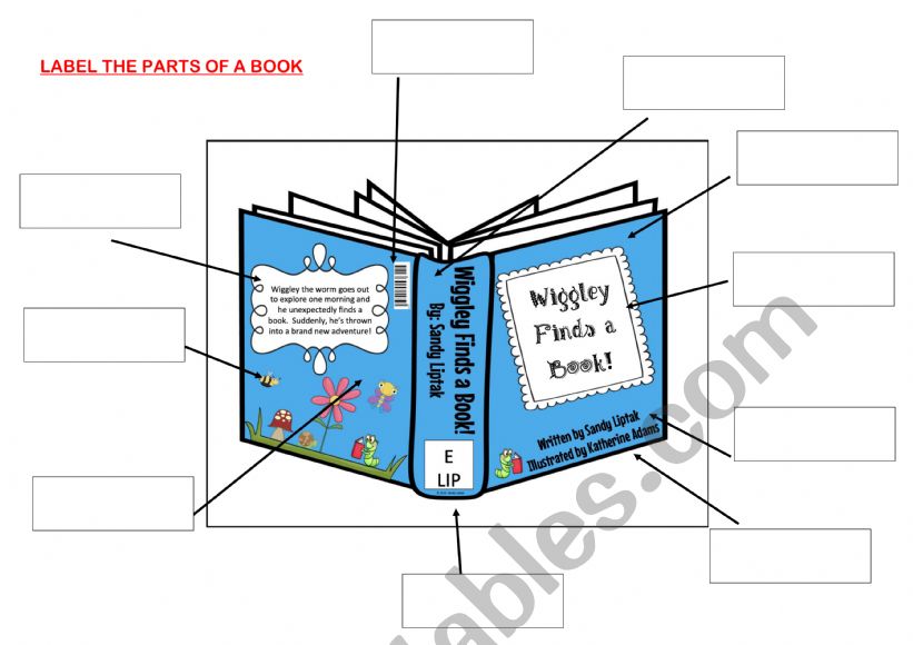 BOOK PART worksheet