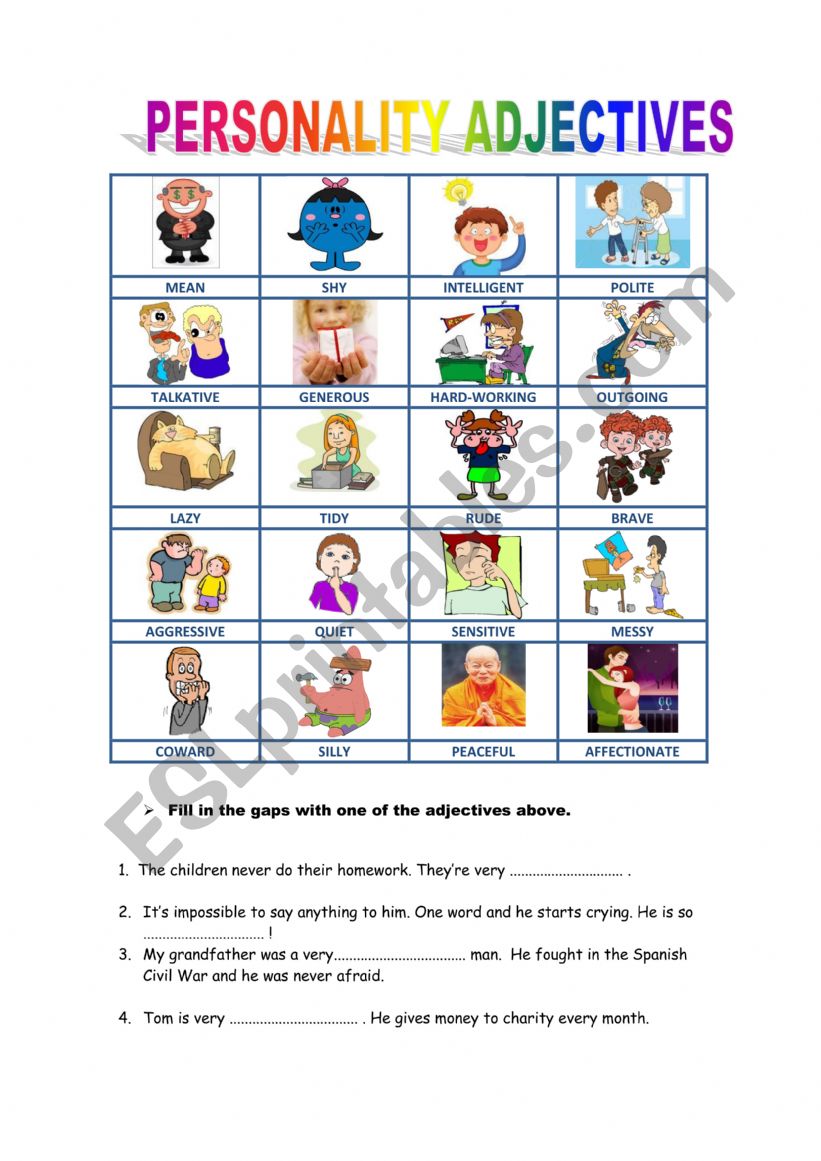 personality-descriptions-fun-activities-games