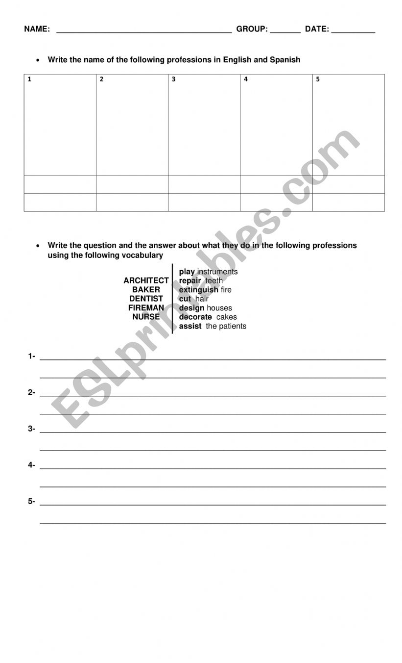 jibs worksheet