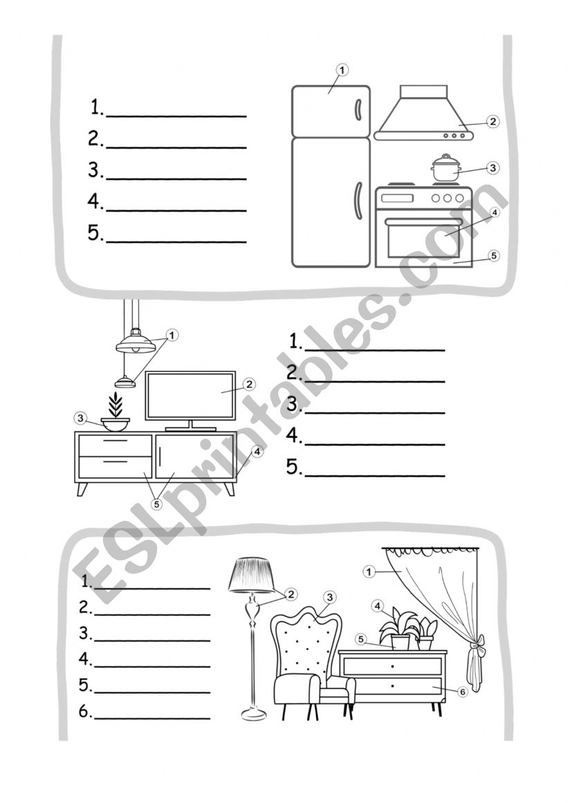 colour tasks worksheet
