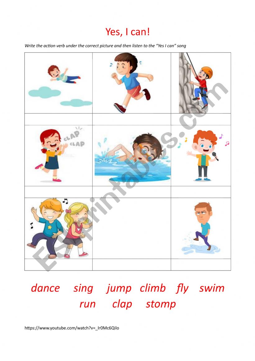 Yes, I can  worksheet