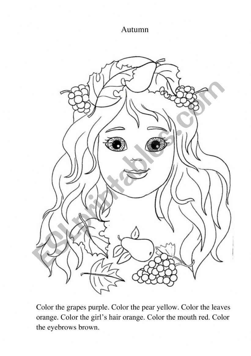 Autumn worksheet