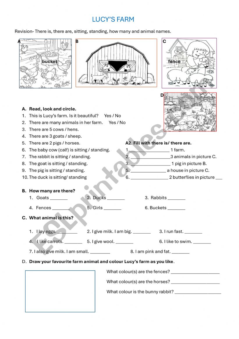 LUCY�S FARM  worksheet