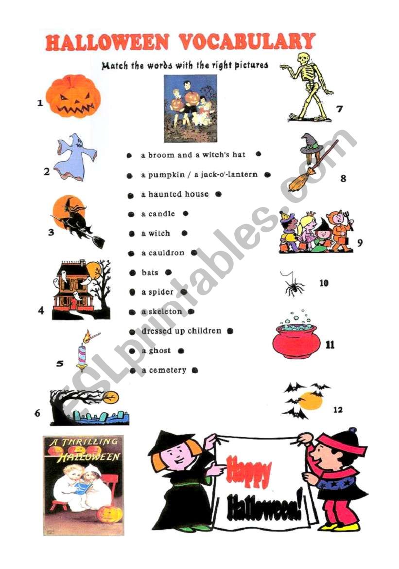 HALLOWEEN worksheet