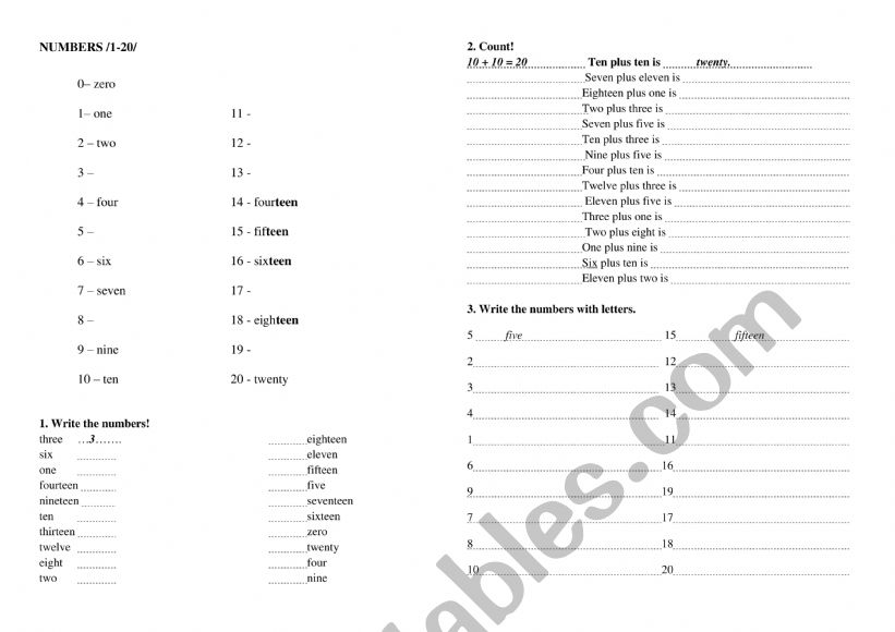 mmmmmmmmm worksheet