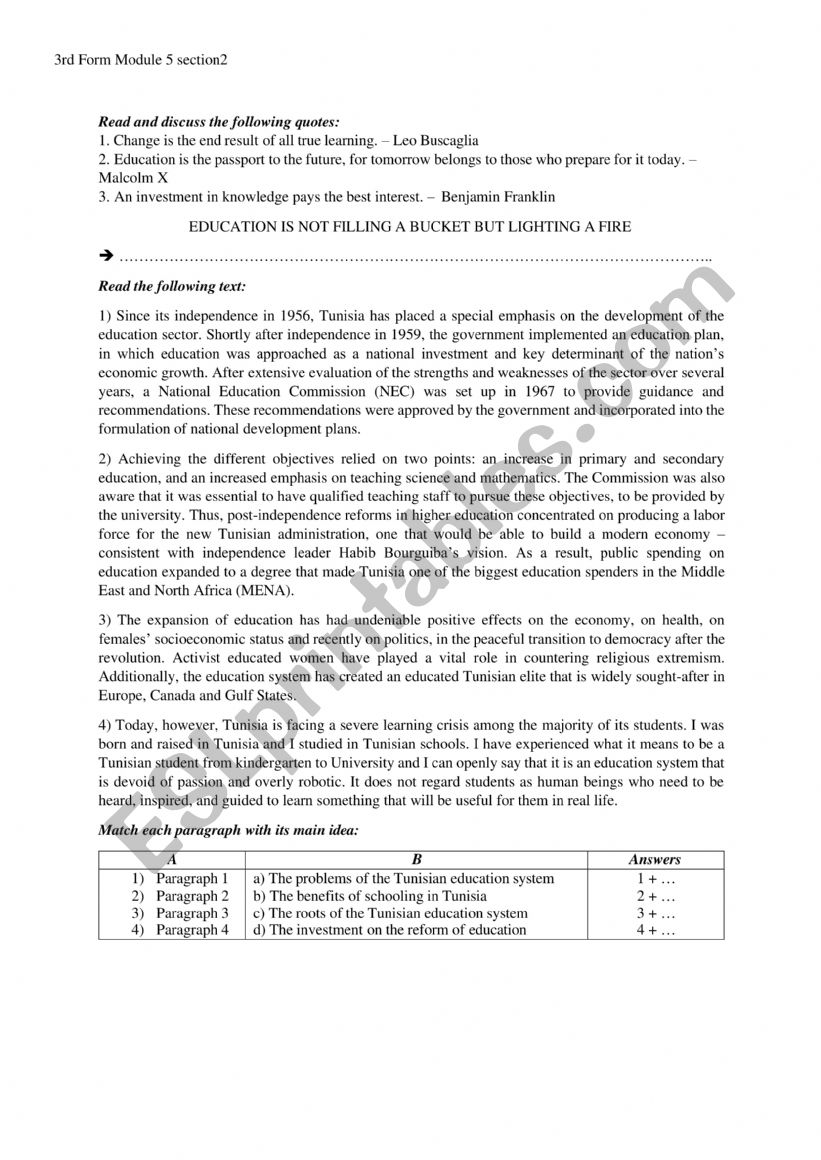 MODULE5 S3 worksheet