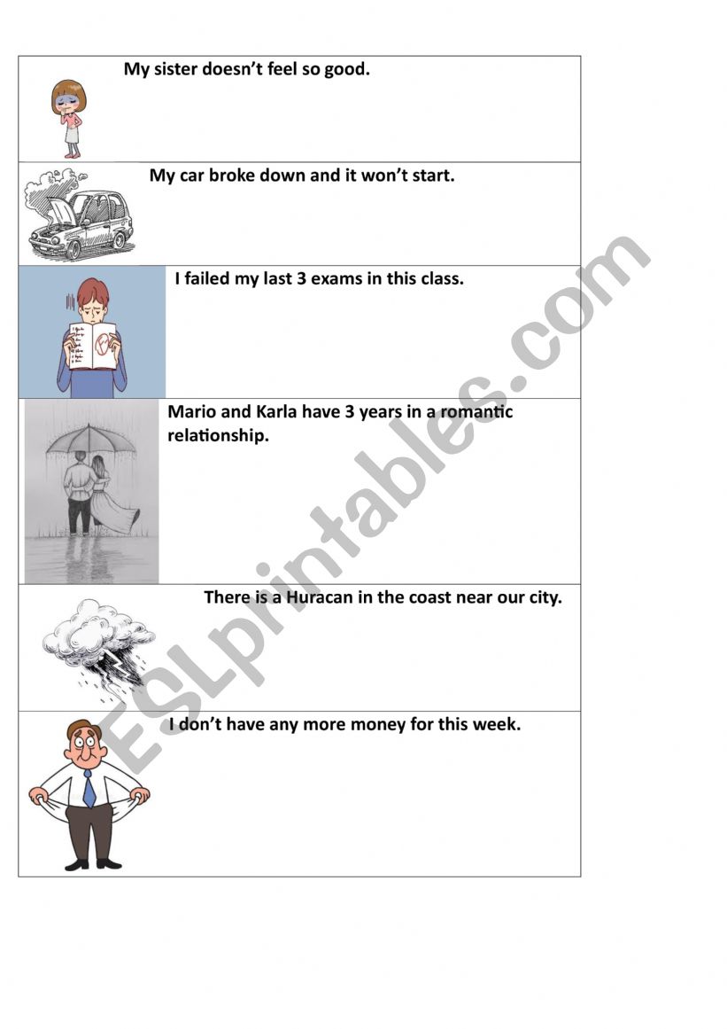 Will for predictions worksheet
