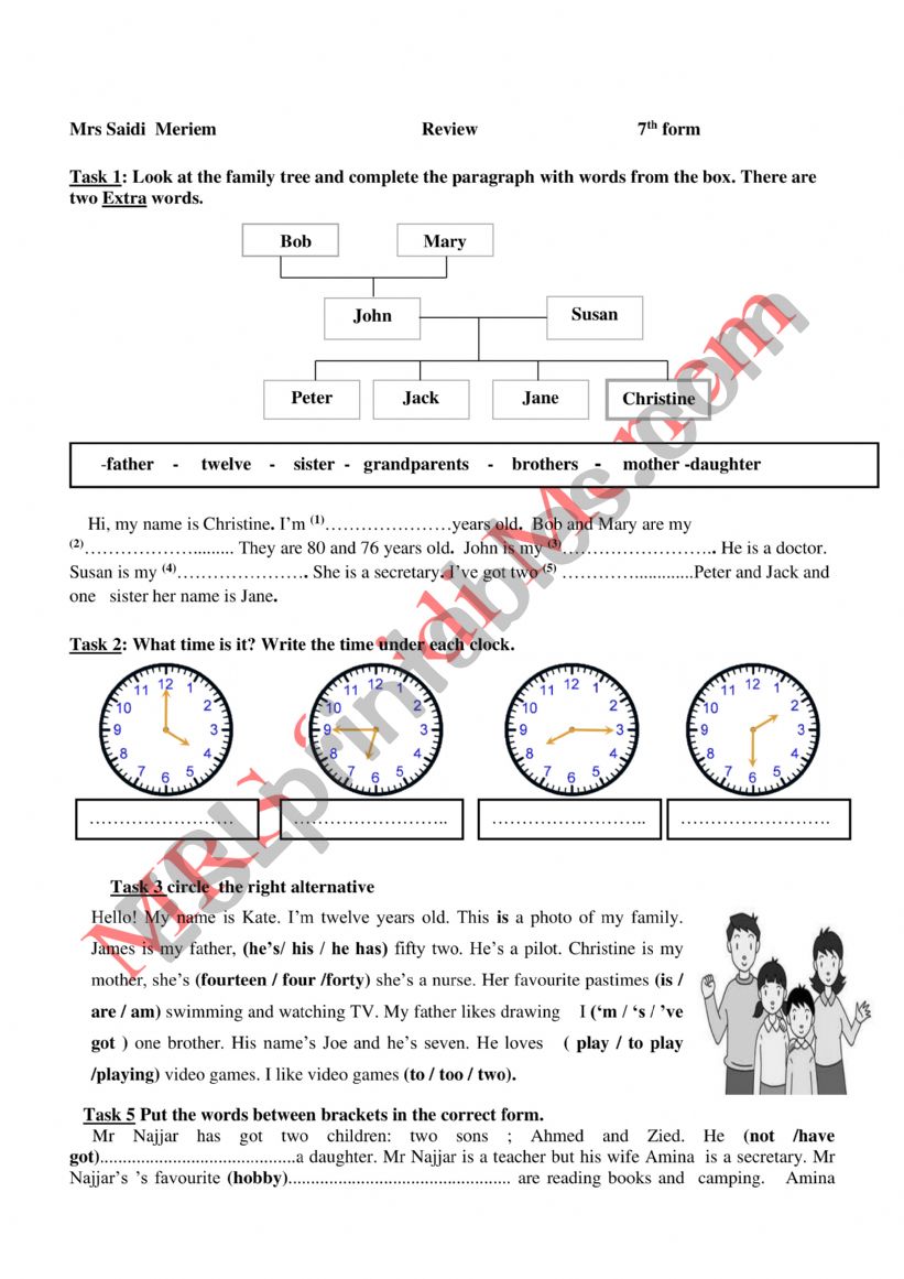 review for exam n 1 worksheet
