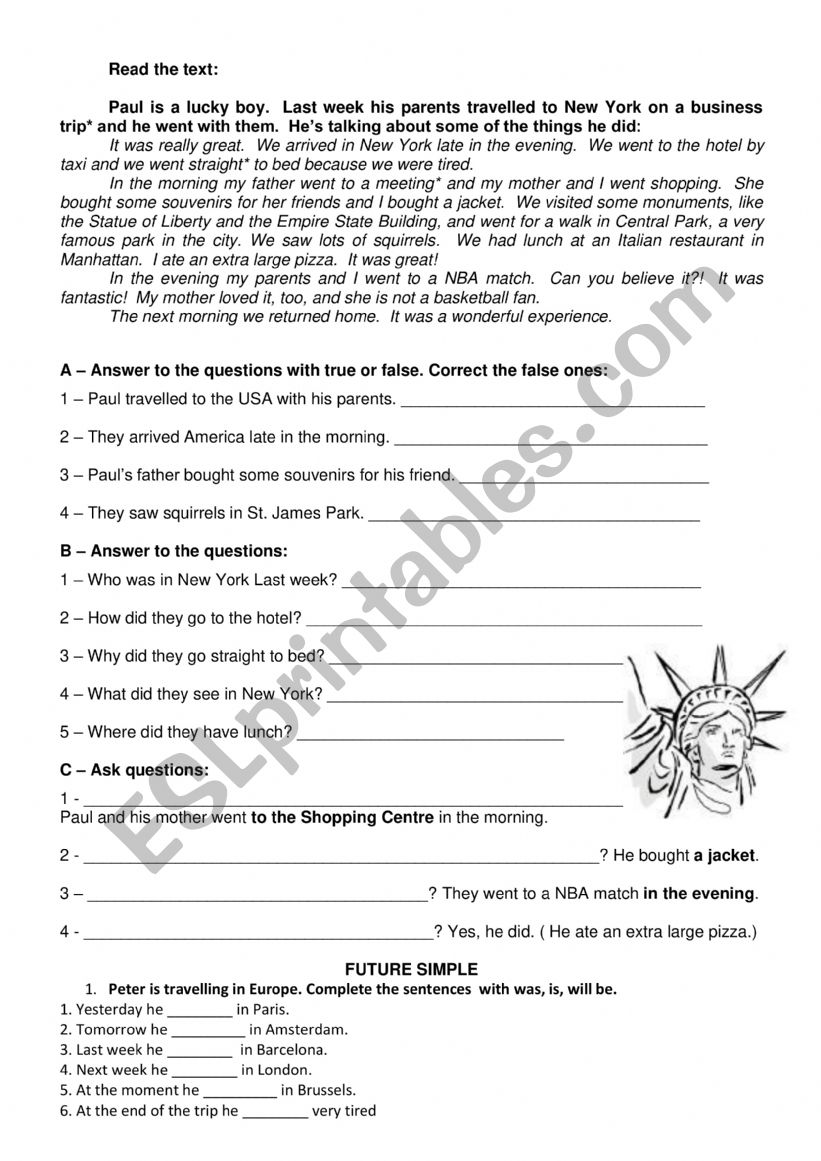 CONSOLIDATION worksheet