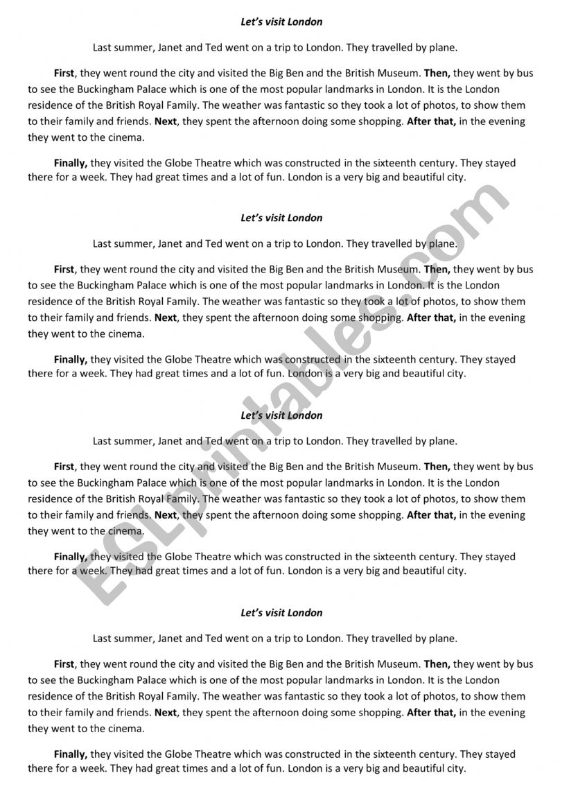 last summer worksheet
